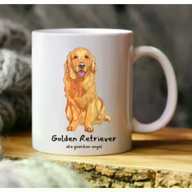 1pc Golden Retriever AKA Guardian Angel Coffee Mug | Golden Retriever Gift